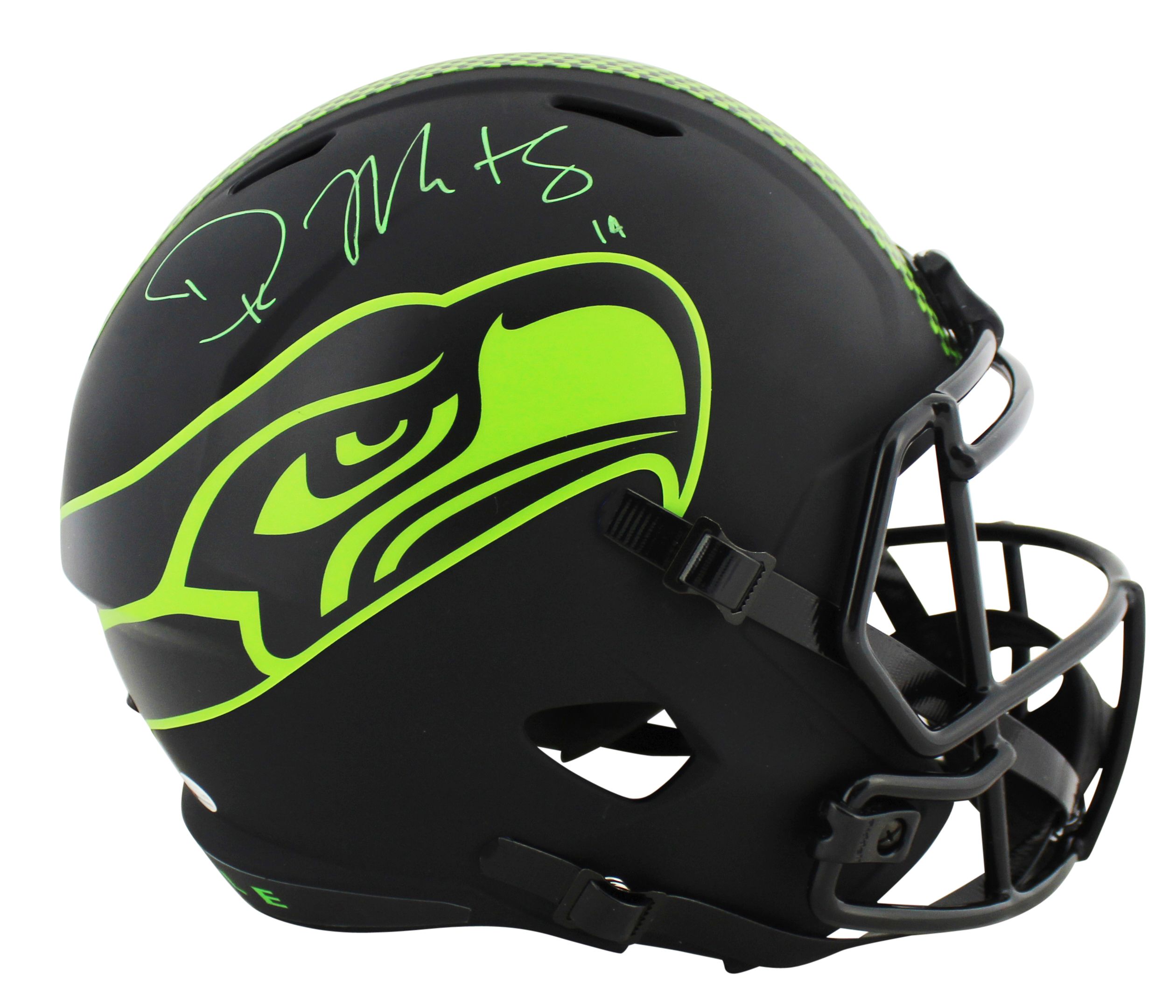 DK Metcalf Signed Seahawks Full-Size Eclipse Alternate Speed Helmet (Beckett COA) at PristineAuction.com DK Metcalf Signed Seahawks Full-Size Eclipse Alternate Speed Helmet (Beckett COA) at PristineAuction.com