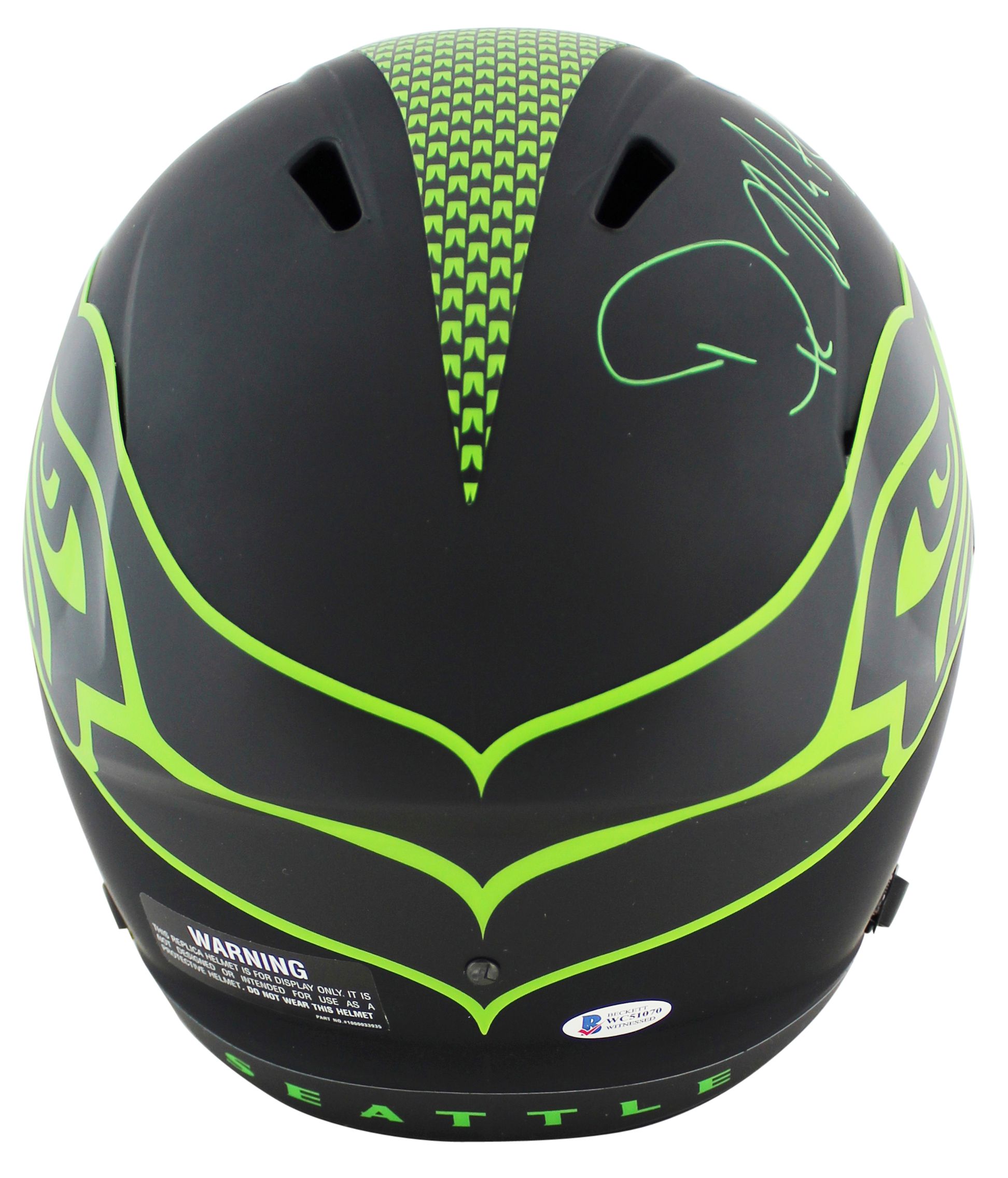 DK Metcalf Signed Seahawks Full-Size Eclipse Alternate Speed Helmet (Beckett COA) at PristineAuction.com DK Metcalf Signed Seahawks Full-Size Eclipse Alternate Speed Helmet (Beckett COA) at PristineAuction.com
