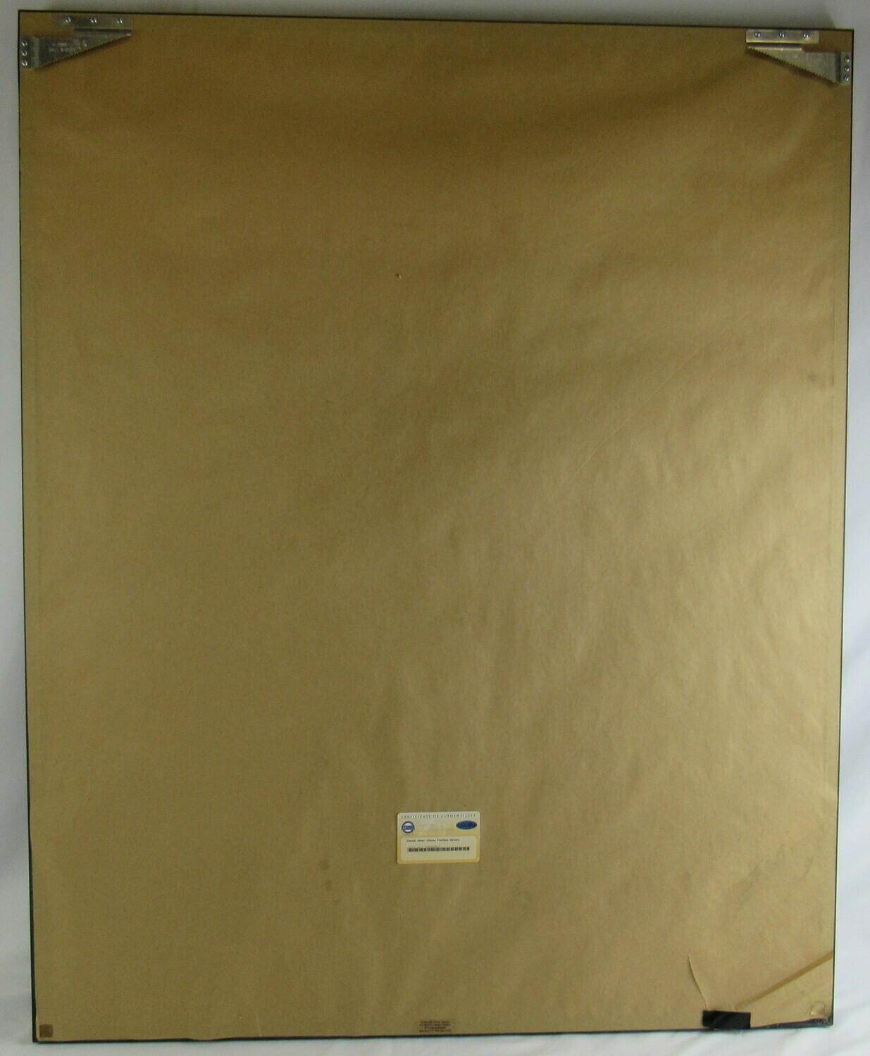 Derek Jeter Signed Yankees 33x42 Custom Framed Jersey Display (Steiner COA & MLB Hologram) at PristineAuction.com Derek Jeter Signed Yankees 33x42 Custom Framed Jersey Display (Steiner COA & MLB Hologram) at PristineAuction.com