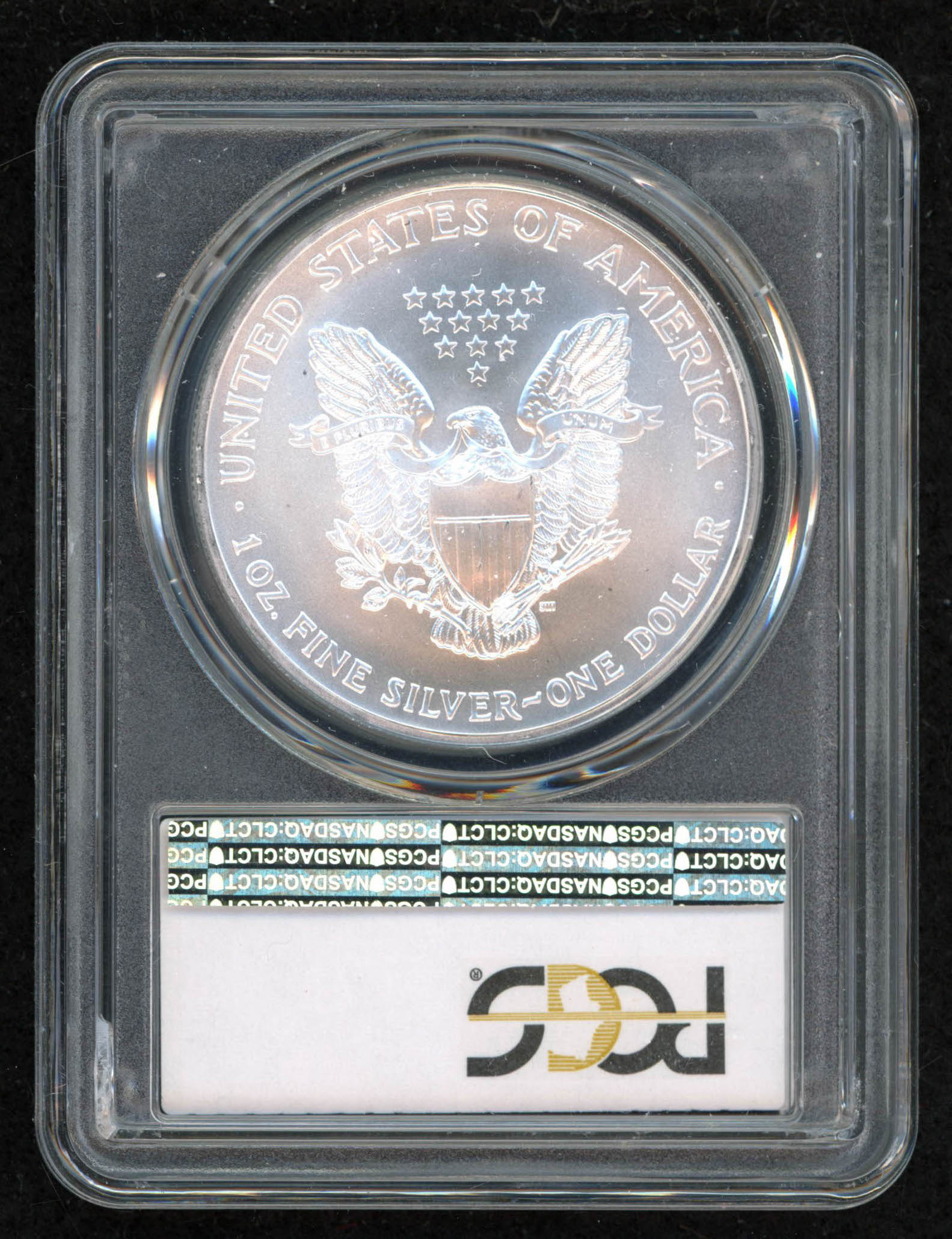 2003 American Silver Eagle $1 One Dollar Coin (PCGS MS69) at PristineAuction.com 2003 American Silver Eagle $1 One Dollar Coin (PCGS MS69) at PristineAuction.com