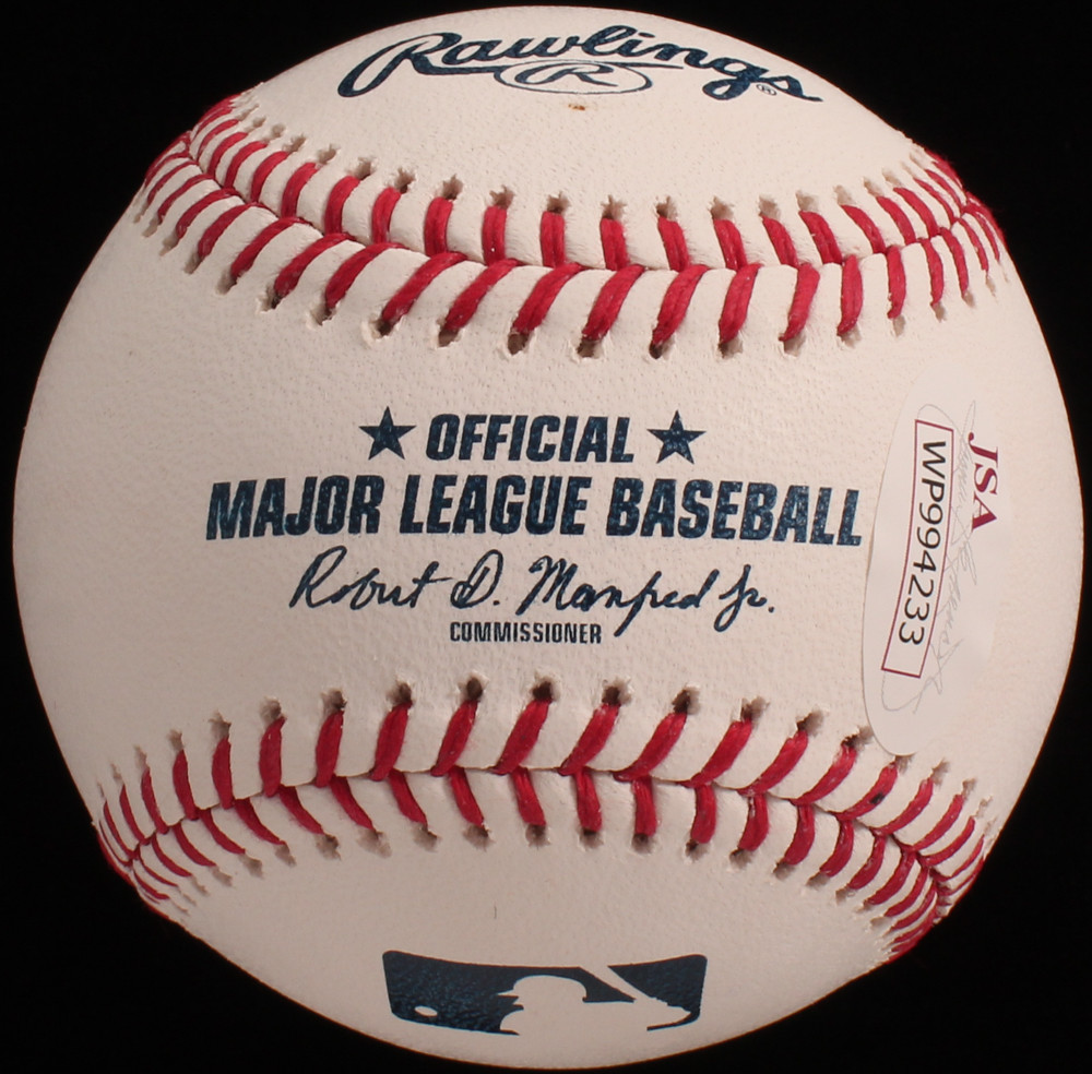 Big Red Machine OML Baseball Signed by (4) with Joe Morgan, Johnny Bench, Tony Perez & Pete Rose (JSA COA) at PristineAuction.com Big Red Machine OML Baseball Signed by (4) with Joe Morgan, Johnny Bench, Tony Perez & Pete Rose (JSA COA) at PristineAuction.com