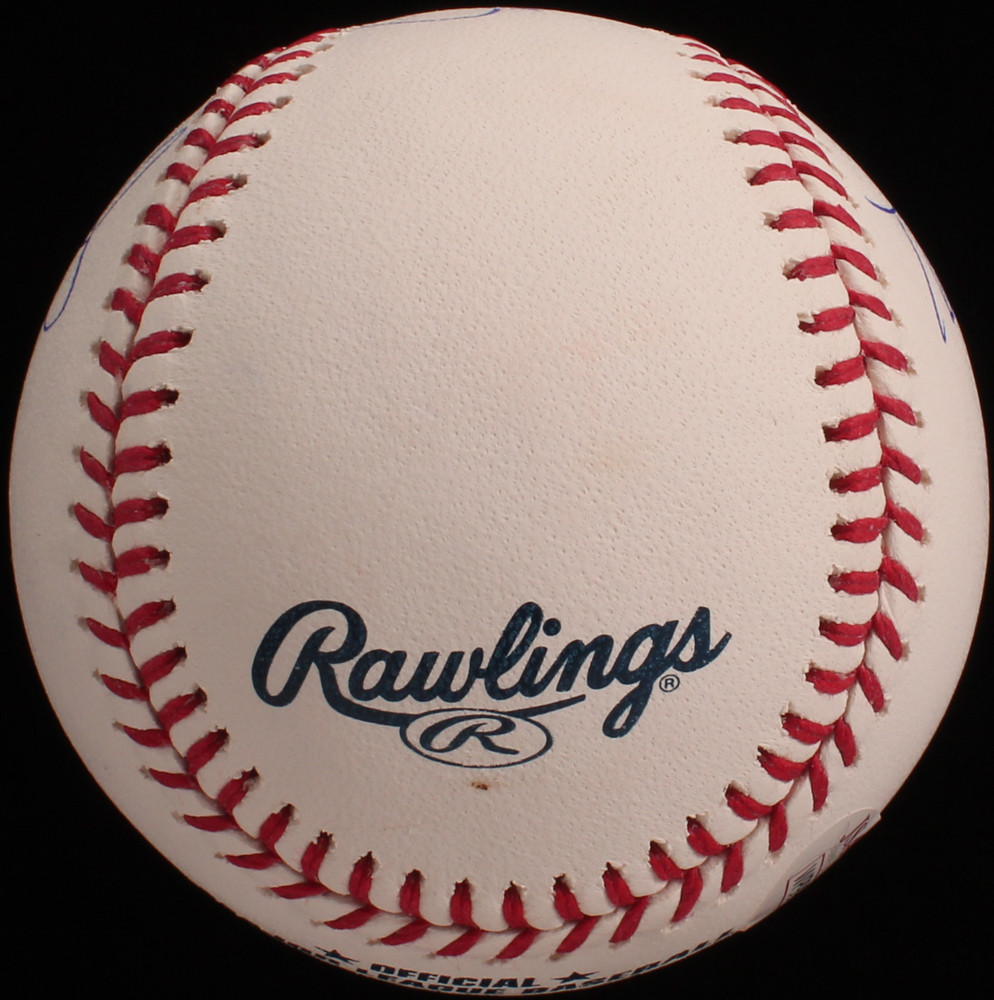 Big Red Machine OML Baseball Signed by (4) with Joe Morgan, Johnny Bench, Tony Perez & Pete Rose (JSA COA) at PristineAuction.com Big Red Machine OML Baseball Signed by (4) with Joe Morgan, Johnny Bench, Tony Perez & Pete Rose (JSA COA) at PristineAuction.com