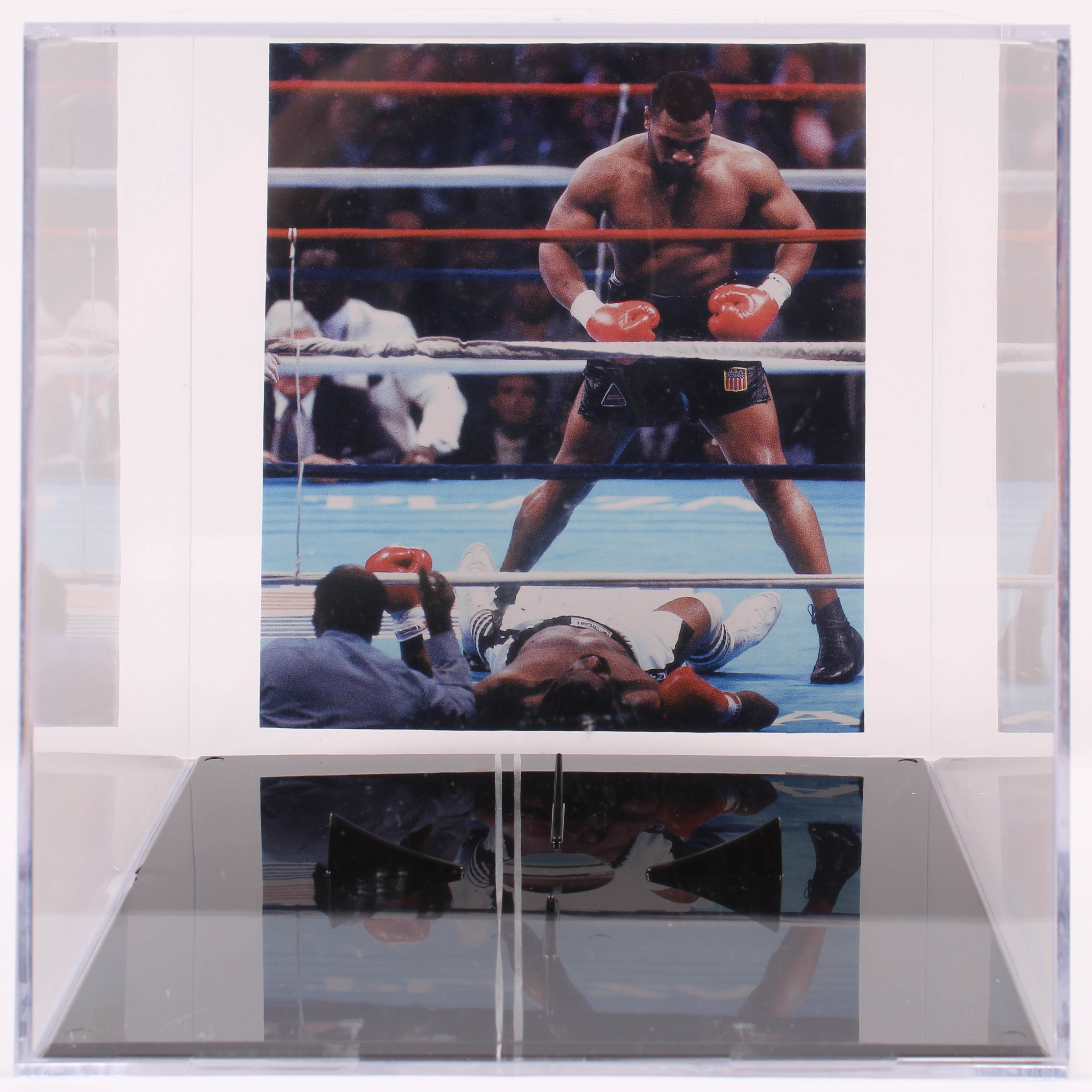 Mike Tyson Signed Everlast Boxing Gloves with Photo Display Case (PSA COA) at PristineAuction.com Mike Tyson Signed Everlast Boxing Gloves with Photo Display Case (PSA COA) at PristineAuction.com