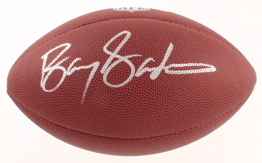 Barry Sanders Signed NFL Football (Schwartz COA) at PristineAuction.com Barry Sanders Signed NFL Football (Schwartz COA) at PristineAuction.com