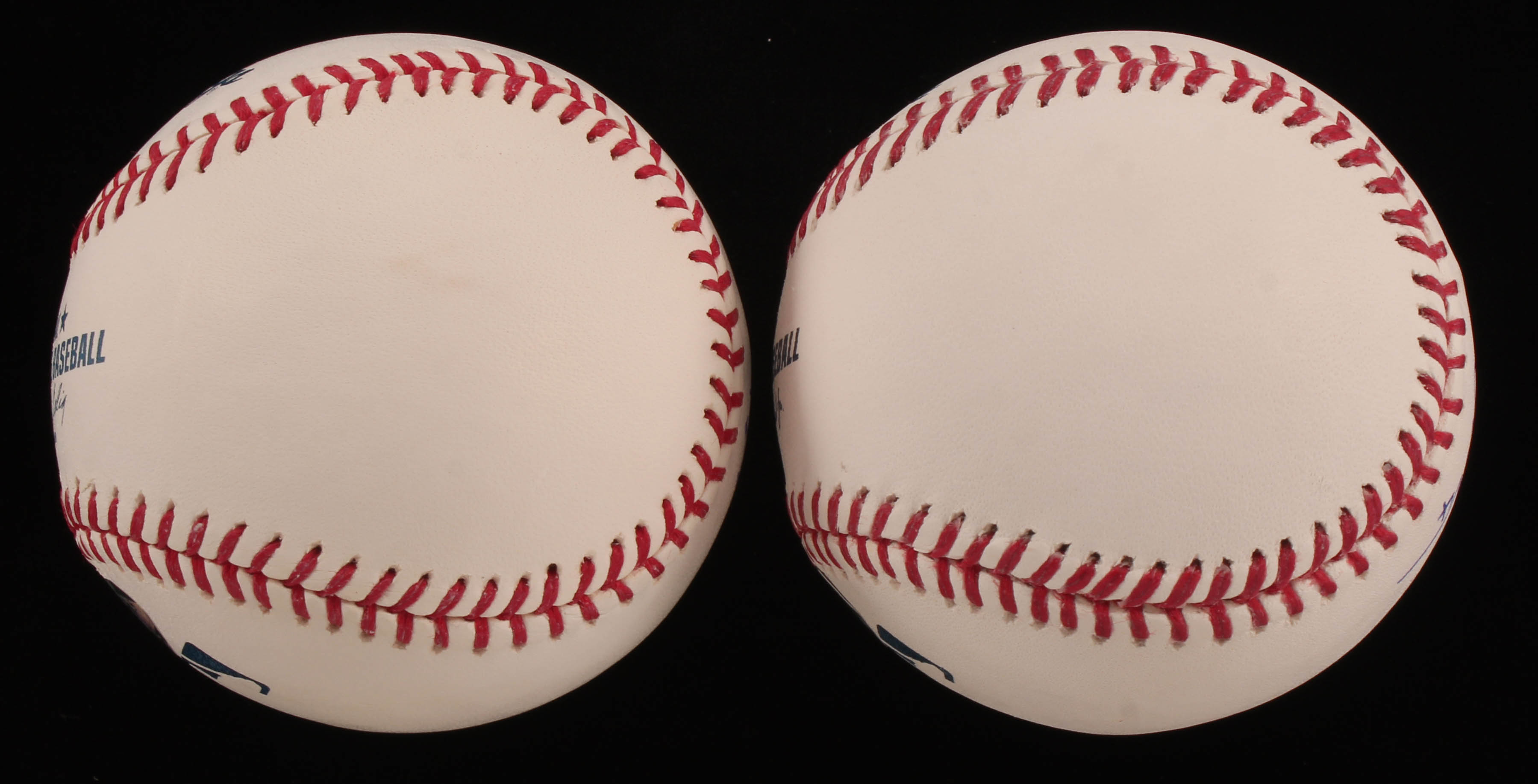Lot of (2) Signed OML Baseballs with Garrett Stubbs & Kaleb Cowart (SidsGraphs COA) at PristineAuction.com Lot of (2) Signed OML Baseballs with Garrett Stubbs & Kaleb Cowart (SidsGraphs COA) at PristineAuction.com
