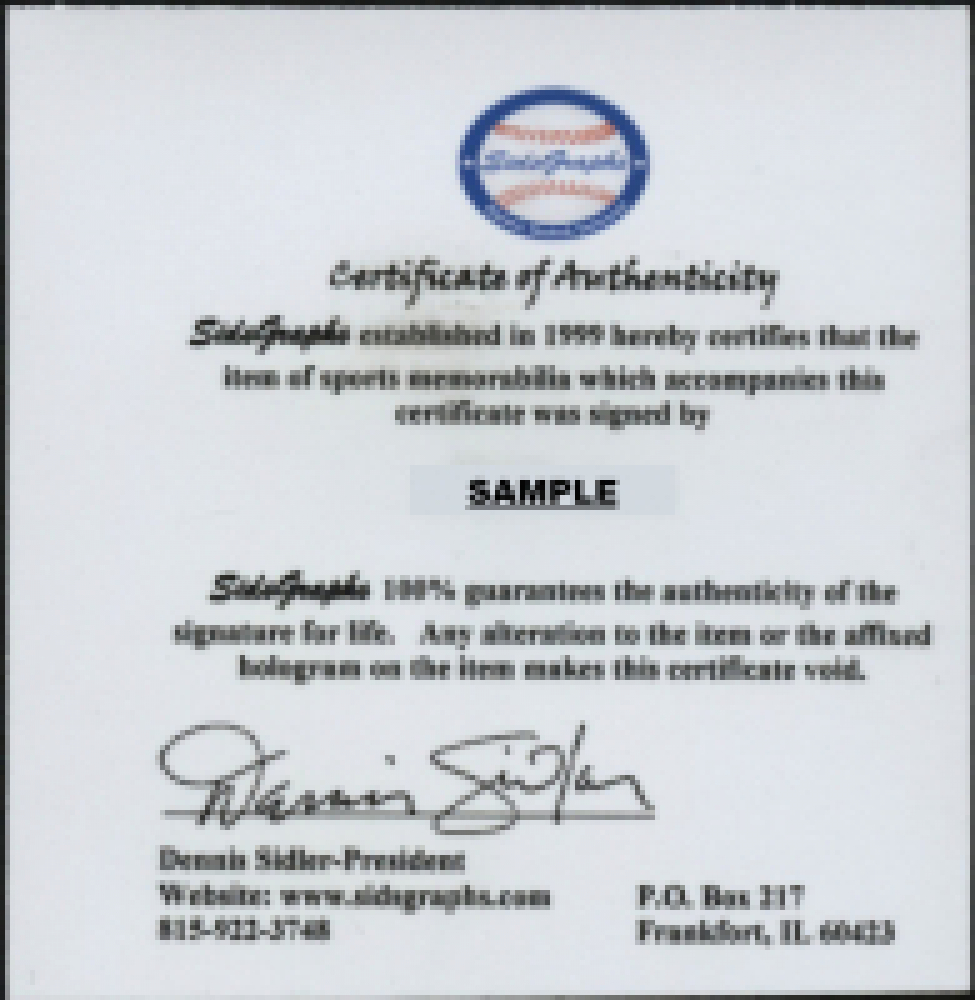 Lot of (2) Signed OML Baseballs with Garrett Stubbs & Kaleb Cowart (SidsGraphs COA) at PristineAuction.com Lot of (2) Signed OML Baseballs with Garrett Stubbs & Kaleb Cowart (SidsGraphs COA) at PristineAuction.com