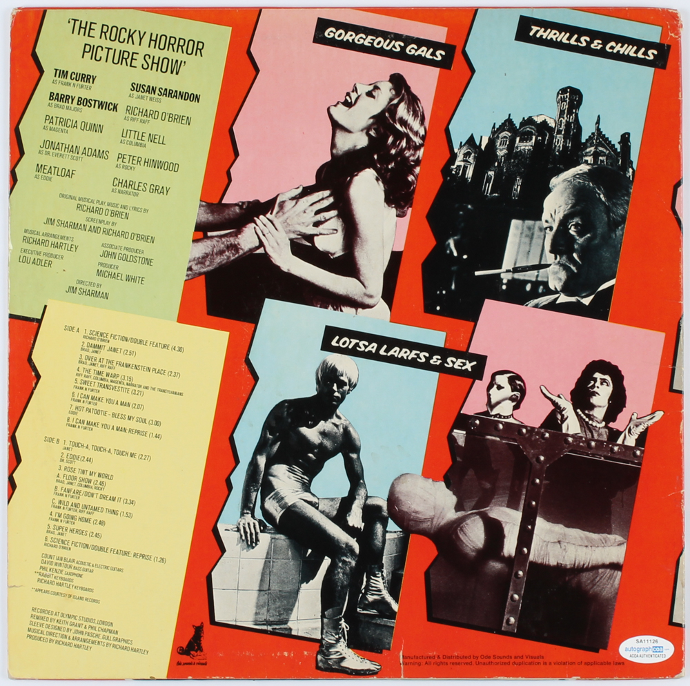 Meat Loaf Signed "The Rocky Horror Picture Show" Vinyl Record Album (AutographCOA COA) at PristineAuction.com Meat Loaf Signed "The Rocky Horror Picture Show" Vinyl Record Album (AutographCOA COA) at PristineAuction.com