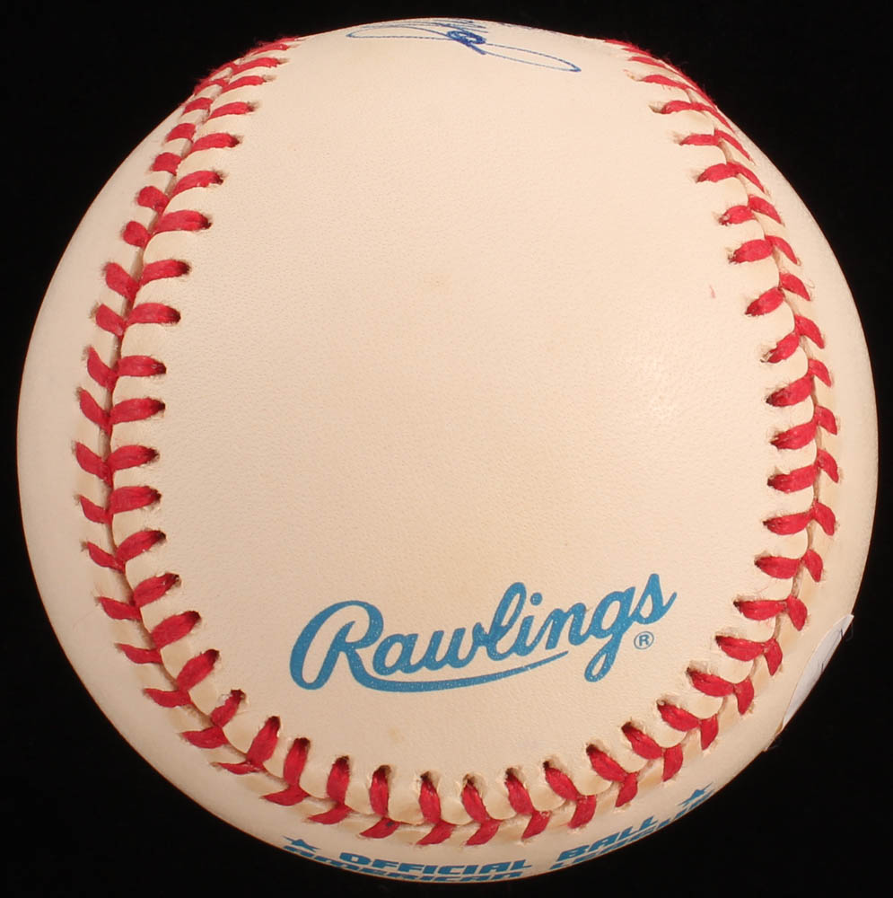 John Wetteland Signed OAL Baseball Inscribed "PS. 9:10" (JSA COA) at PristineAuction.com John Wetteland Signed OAL Baseball Inscribed "PS. 9:10" (JSA COA) at PristineAuction.com