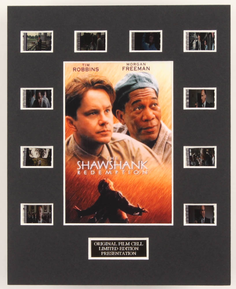 "The Shawshank Redemption" LE 8x10 Custom Matted Original Film / Movie Cell Display at PristineAuction.com "The Shawshank Redemption" LE 8x10 Custom Matted Original Film / Movie Cell Display at PristineAuction.com