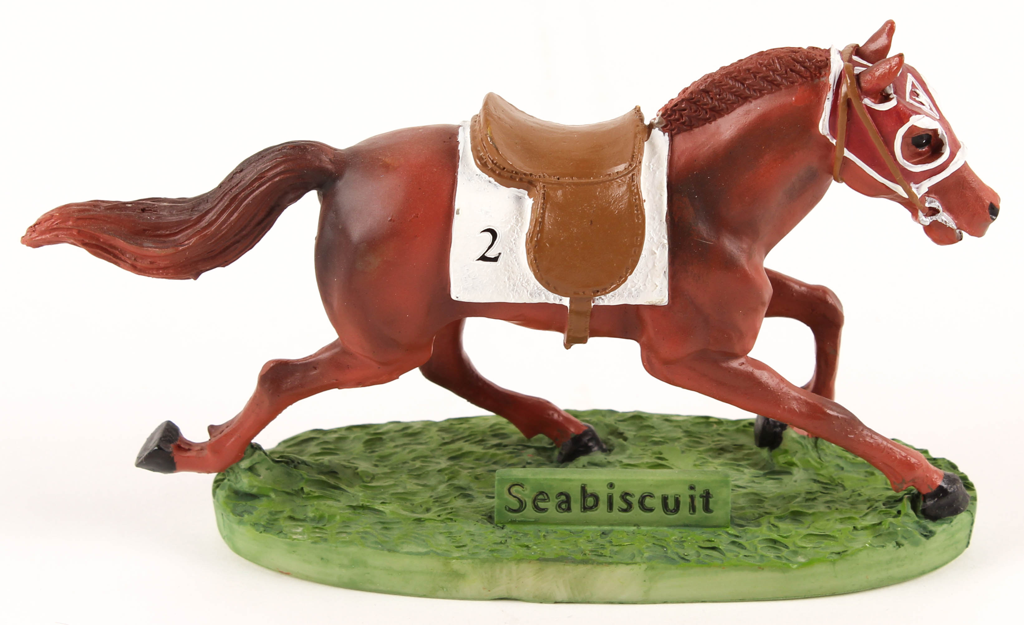 Hartland Commemorative Seabiscuit Horse Figure at PristineAuction.com Hartland Commemorative Seabiscuit Horse Figure at PristineAuction.com