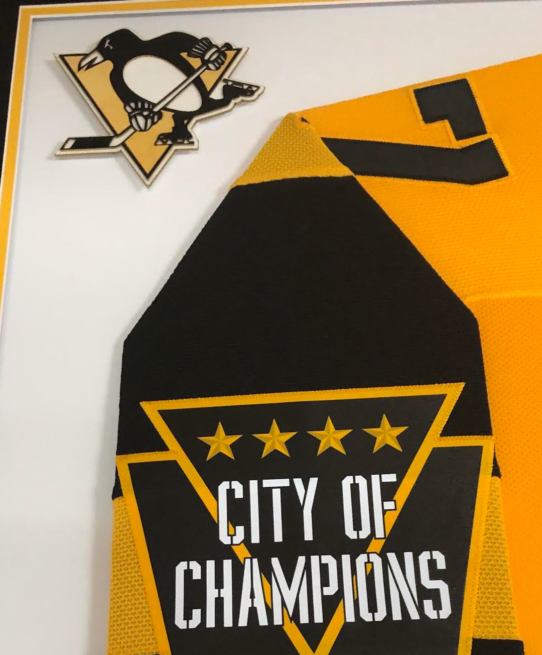 Sidney Crosby Signed Penguins 36x44 Custom Framed Jersey (FSM COA) at PristineAuction.com Sidney Crosby Signed Penguins 36x44 Custom Framed Jersey (FSM COA) at PristineAuction.com