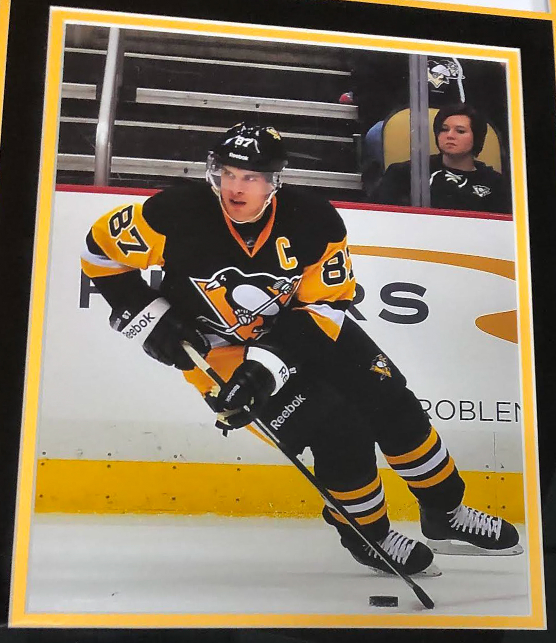 Sidney Crosby Signed Penguins 36x44 Custom Framed Jersey (FSM COA) at PristineAuction.com Sidney Crosby Signed Penguins 36x44 Custom Framed Jersey (FSM COA) at PristineAuction.com