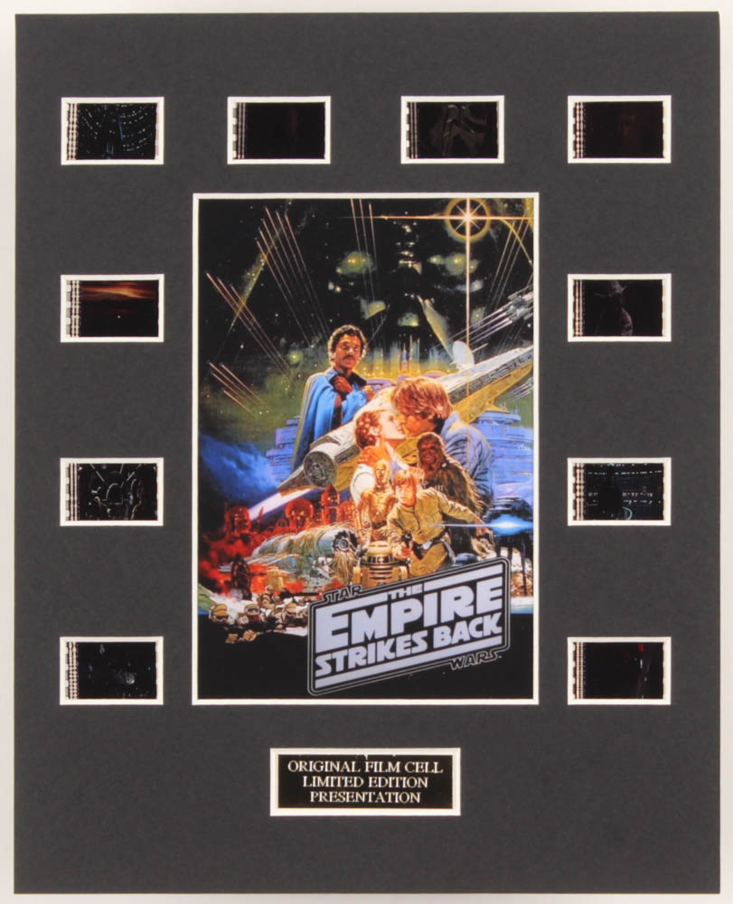 "The Empire Strikes Back" LE 8x10 Custom Matted Original Film / Movie Cell Display at PristineAuction.com "The Empire Strikes Back" LE 8x10 Custom Matted Original Film / Movie Cell Display at PristineAuction.com
