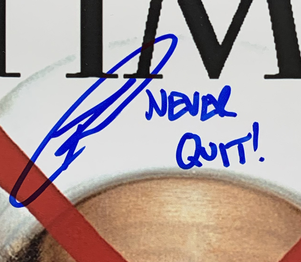 Robert J. O'Neill Signed 11x14 Photo Inscribed "Never Quit!" (JSA COA) at PristineAuction.com Robert J. O'Neill Signed 11x14 Photo Inscribed "Never Quit!" (JSA COA) at PristineAuction.com