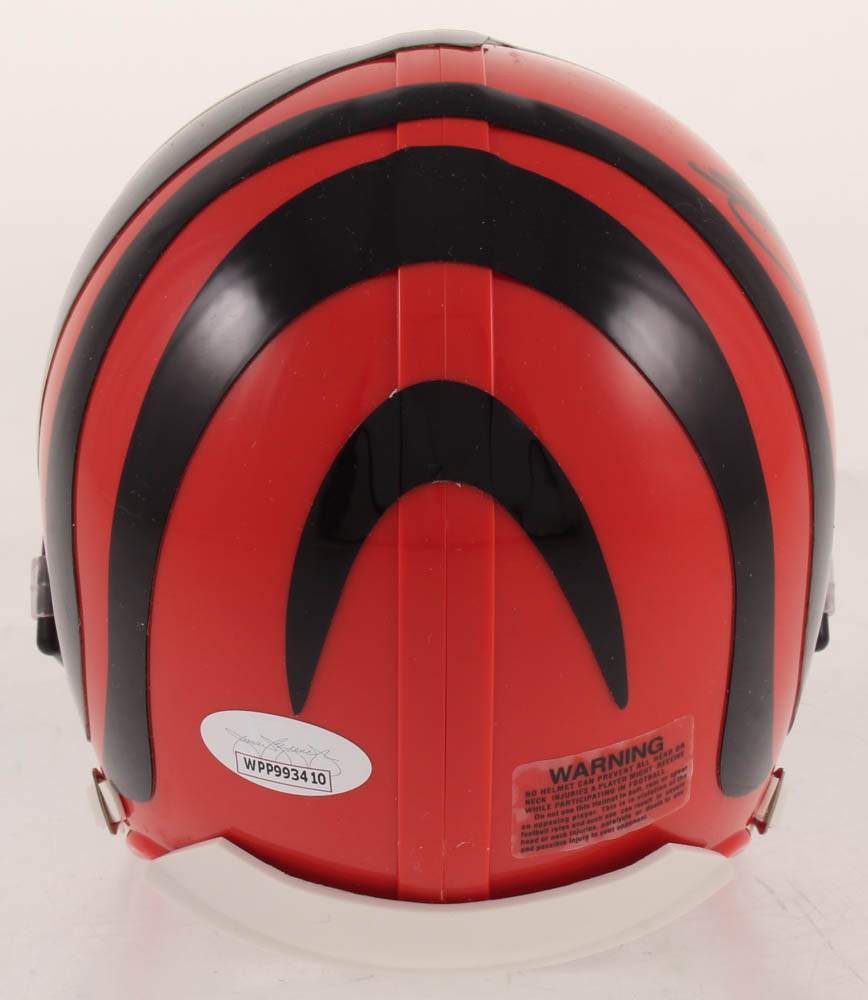 Chad "Ochocinco" Johnson Signed Bengals Mini Helmet (JSA COA) at PristineAuction.com Chad "Ochocinco" Johnson Signed Bengals Mini Helmet (JSA COA) at PristineAuction.com