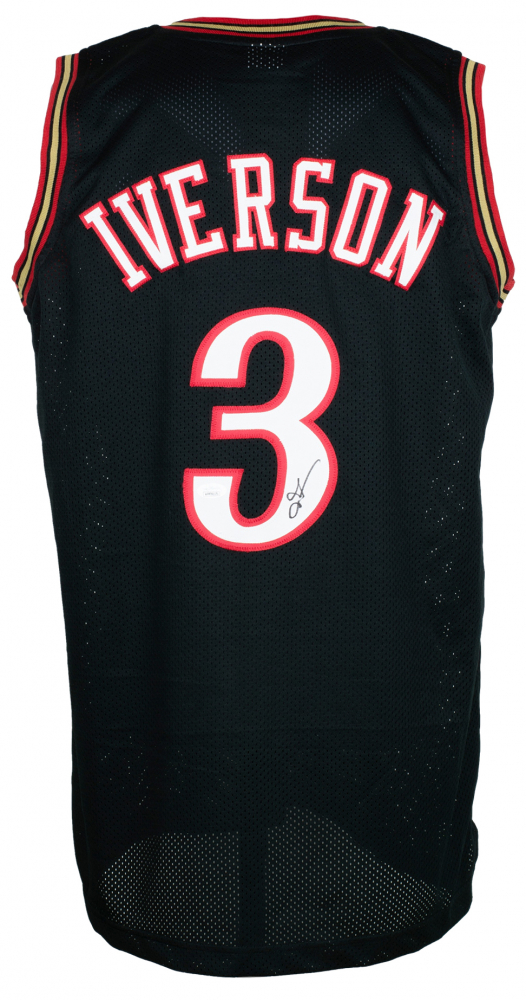 iverson autographed jersey