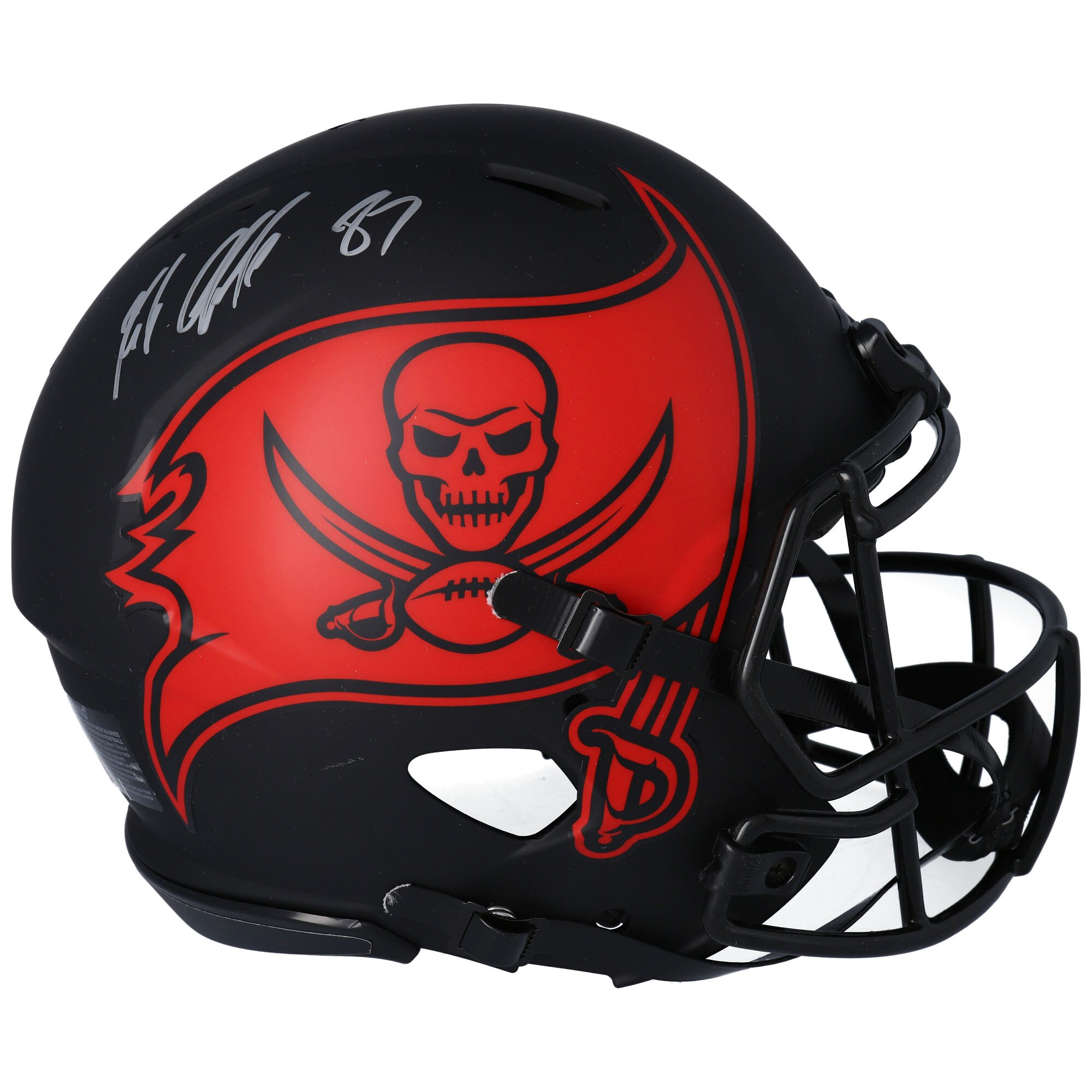 Rob Gronkowski Signed Buccaneers Full-Size Authentic On-Field Eclipse Alternate Speed Helmet (Fanatics) at PristineAuction.com Rob Gronkowski Signed Buccaneers Full-Size Authentic On-Field Eclipse Alternate Speed Helmet (Fanatics) at PristineAuction.com