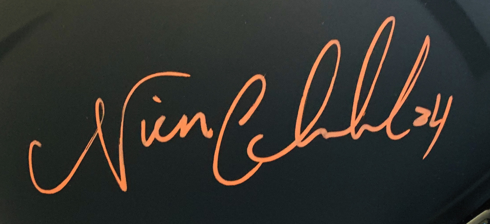 Nick Chubb Signed Browns Full-Size Eclipse Alternate Speed Helmet (Beckett COA) at PristineAuction.com Nick Chubb Signed Browns Full-Size Eclipse Alternate Speed Helmet (Beckett COA) at PristineAuction.com