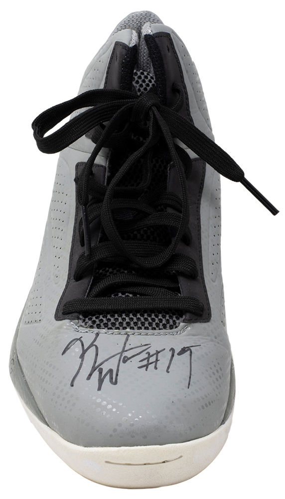 Kemba Walker Signed Pair of (2) Under Armour Basketball Shoes Inscribed "Stay In School!" (Beckett) at PristineAuction.com Kemba Walker Signed Pair of (2) Under Armour Basketball Shoes Inscribed "Stay In School!" (Beckett) at PristineAuction.com