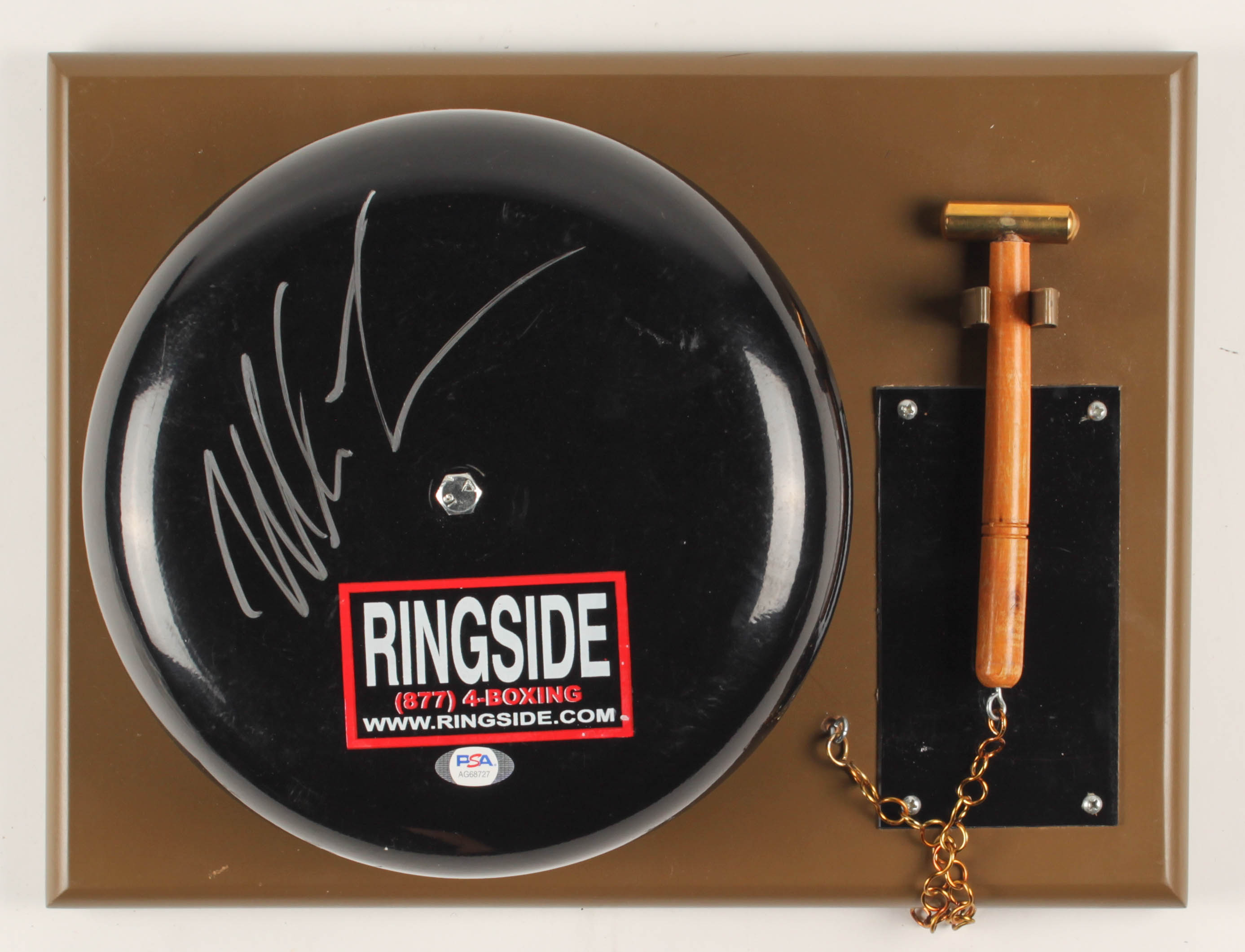 Mike Tyson Signed Authentic Full-Size Ringside Boxing Bell (PSA COA) at PristineAuction.com Mike Tyson Signed Authentic Full-Size Ringside Boxing Bell (PSA COA) at PristineAuction.com