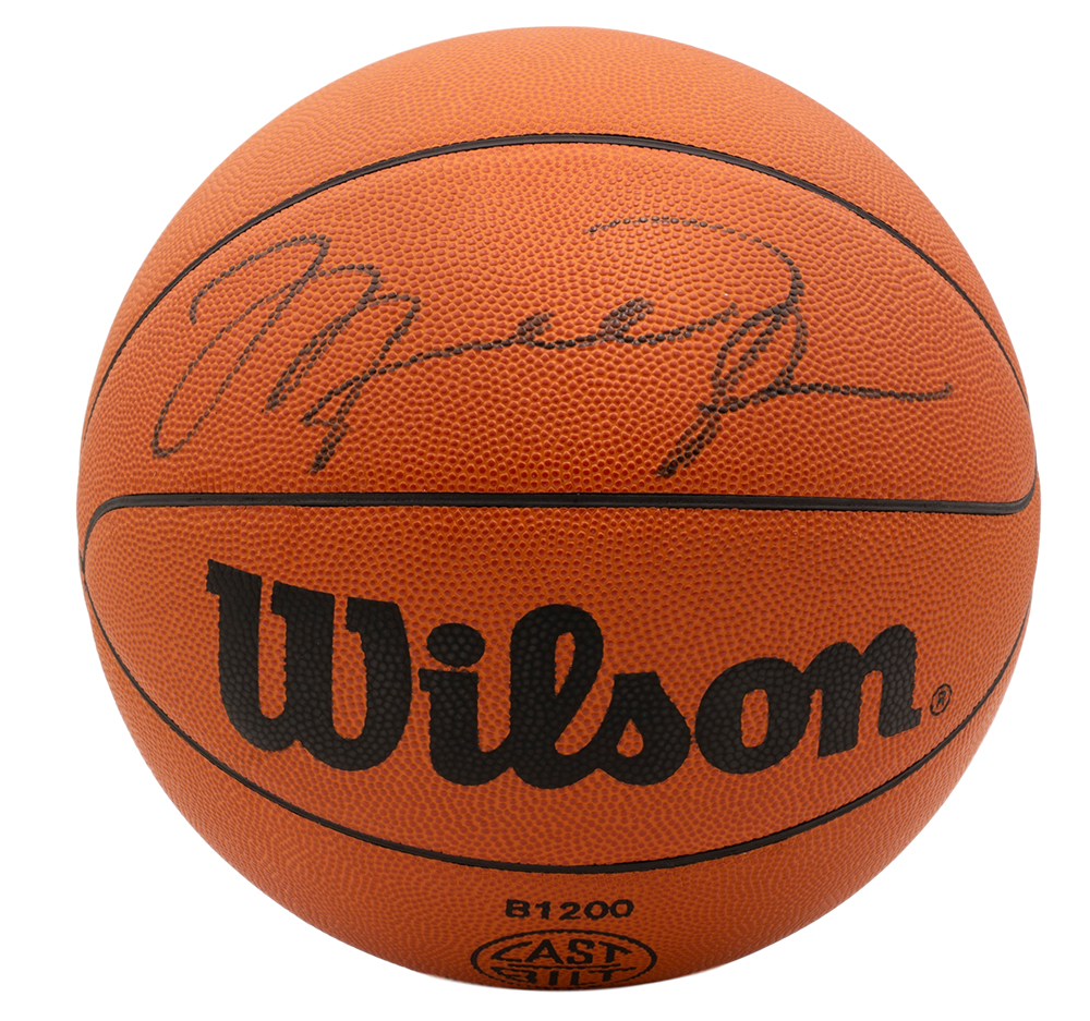 Michael Jordan Signed Wilson Jet Basketball With Display Case (JSA LOA & UDA Hologram) at PristineAuction.com Michael Jordan Signed Wilson Jet Basketball With Display Case (JSA LOA & UDA Hologram) at PristineAuction.com