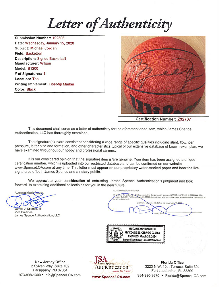 Michael Jordan Signed Wilson Jet Basketball With Display Case (JSA LOA & UDA Hologram) at PristineAuction.com Michael Jordan Signed Wilson Jet Basketball With Display Case (JSA LOA & UDA Hologram) at PristineAuction.com
