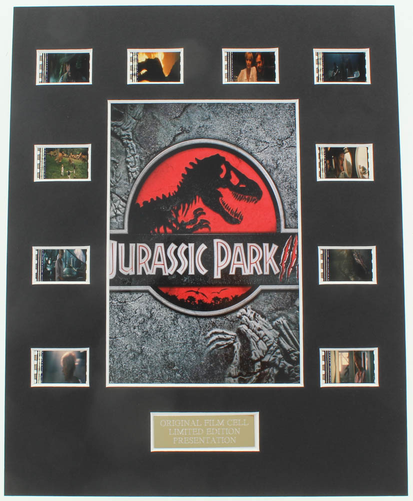 "Jurassic Park III" LE 8x10 Custom Matted Original Film / Movie Cell Display at PristineAuction.com "Jurassic Park III" LE 8x10 Custom Matted Original Film / Movie Cell Display at PristineAuction.com