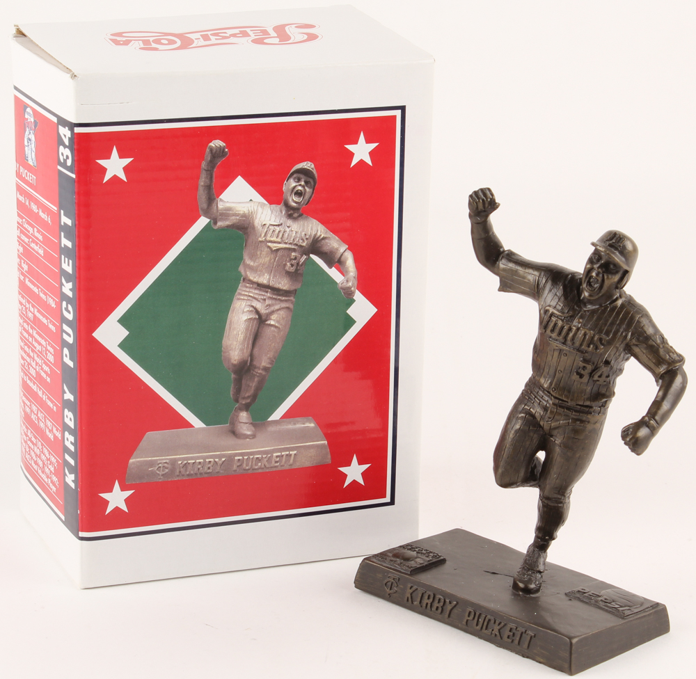 Kirby Puckett Twins Bronze Pepsi-Cola Statue Figurine at PristineAuction.com Kirby Puckett Twins Bronze Pepsi-Cola Statue Figurine at PristineAuction.com