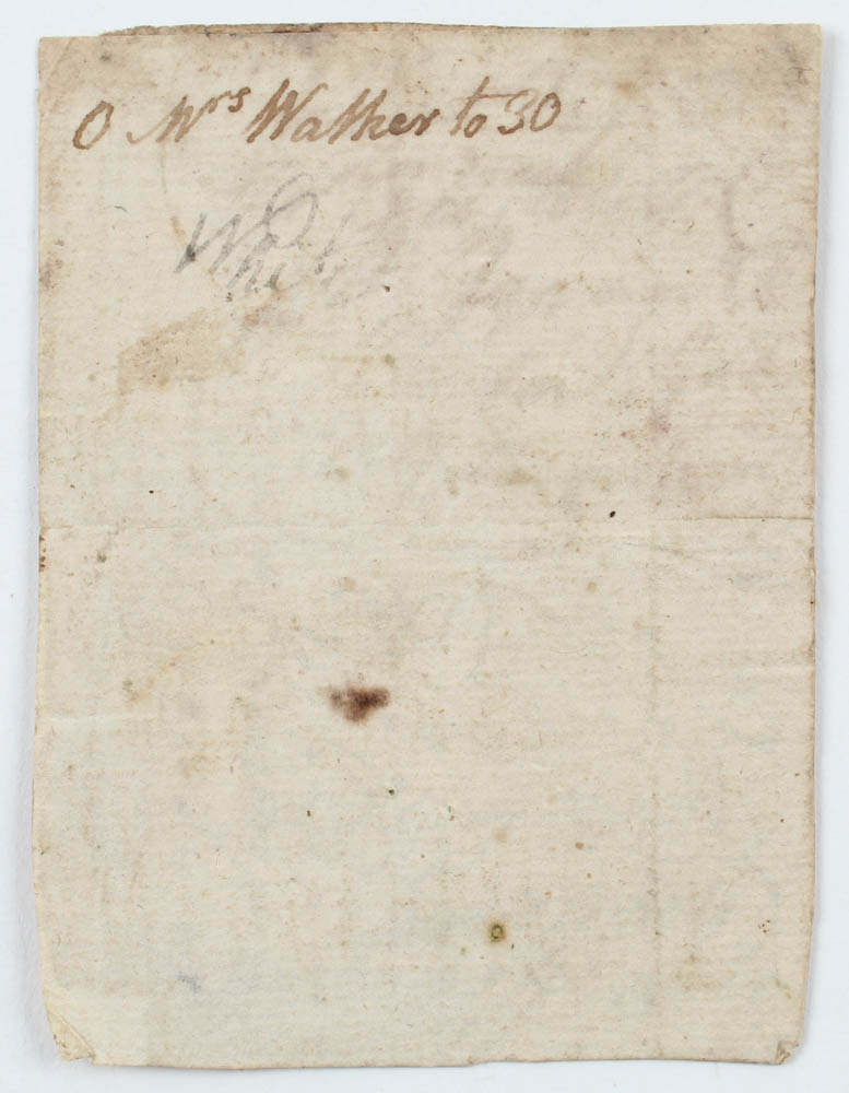 1761 30s. Thirty Shillings North Carolina Colonial Currency Note