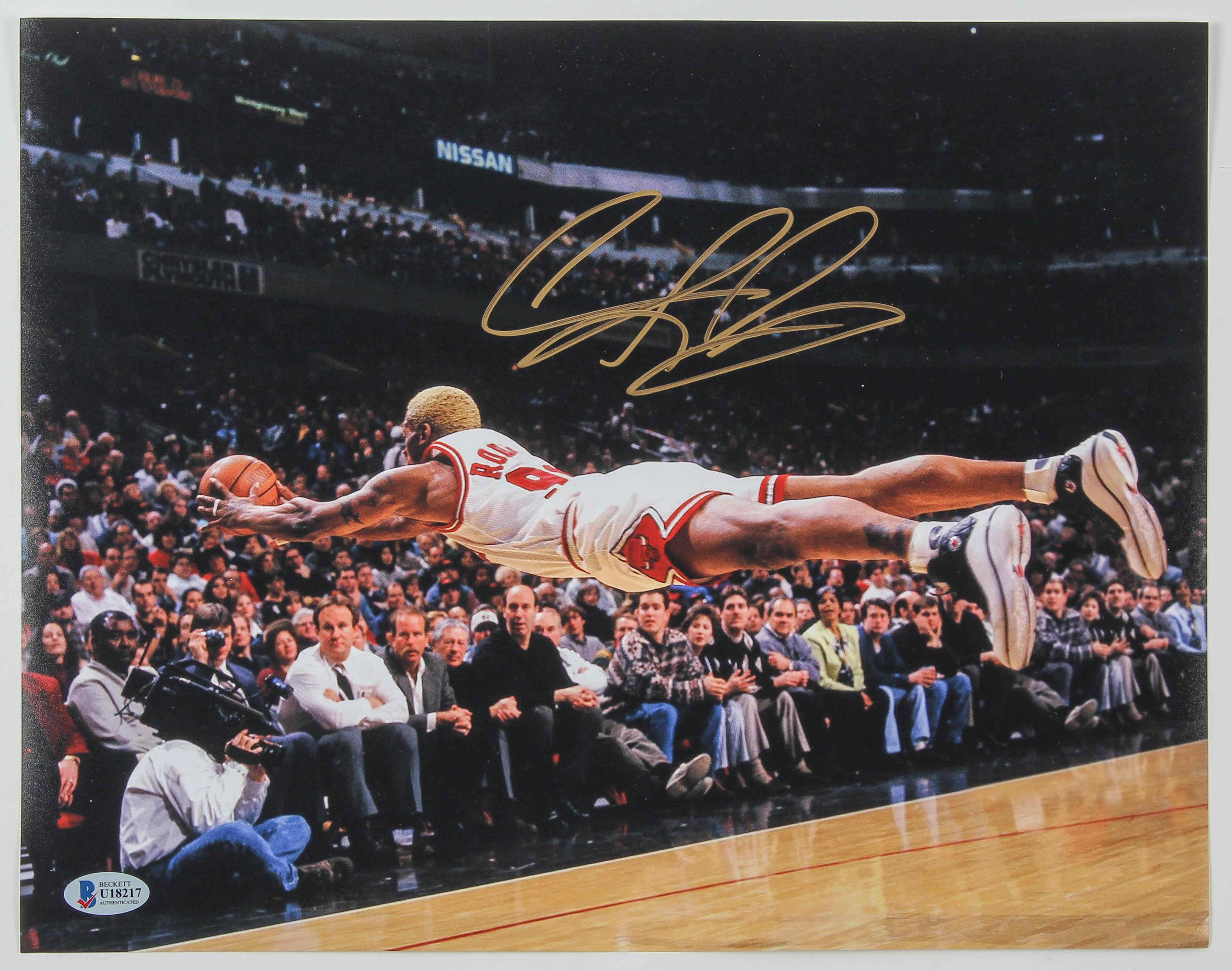 Dennis Rodman Signed Bulls 11x14 Photo (Beckett COA) at PristineAuction.com Dennis Rodman Signed Bulls 11x14 Photo (Beckett COA) at PristineAuction.com