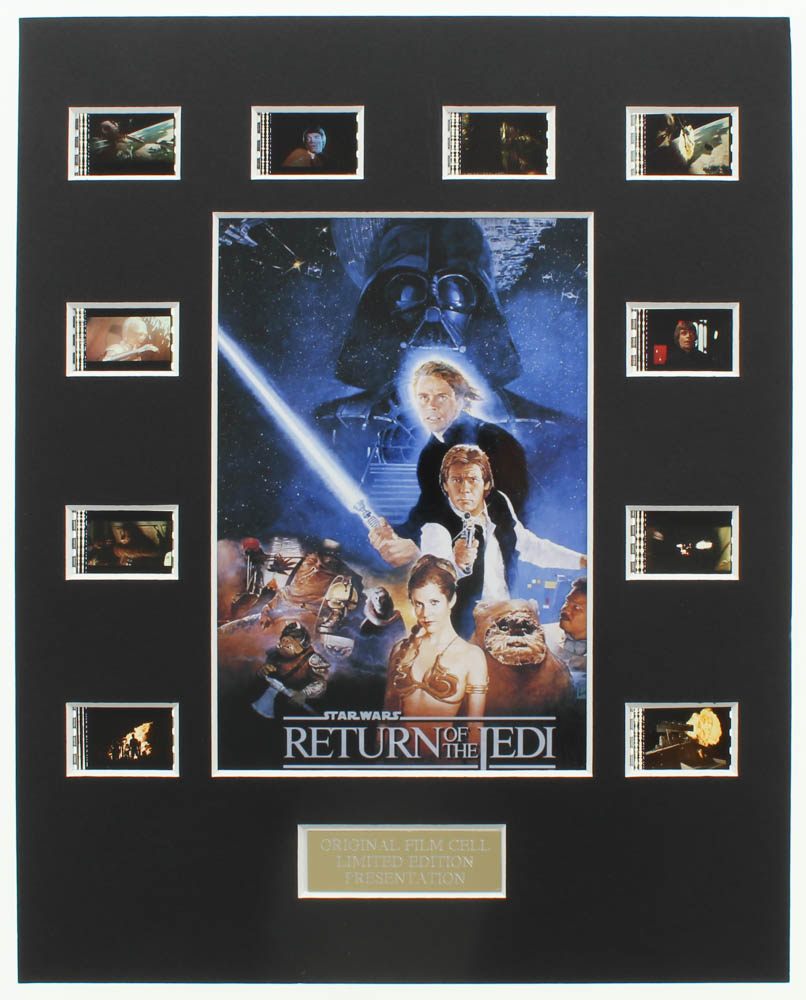 "Return of the Jedi" LE 8x10 Custom Matted Original Film / Movie Cell Display at PristineAuction.com "Return of the Jedi" LE 8x10 Custom Matted Original Film / Movie Cell Display at PristineAuction.com