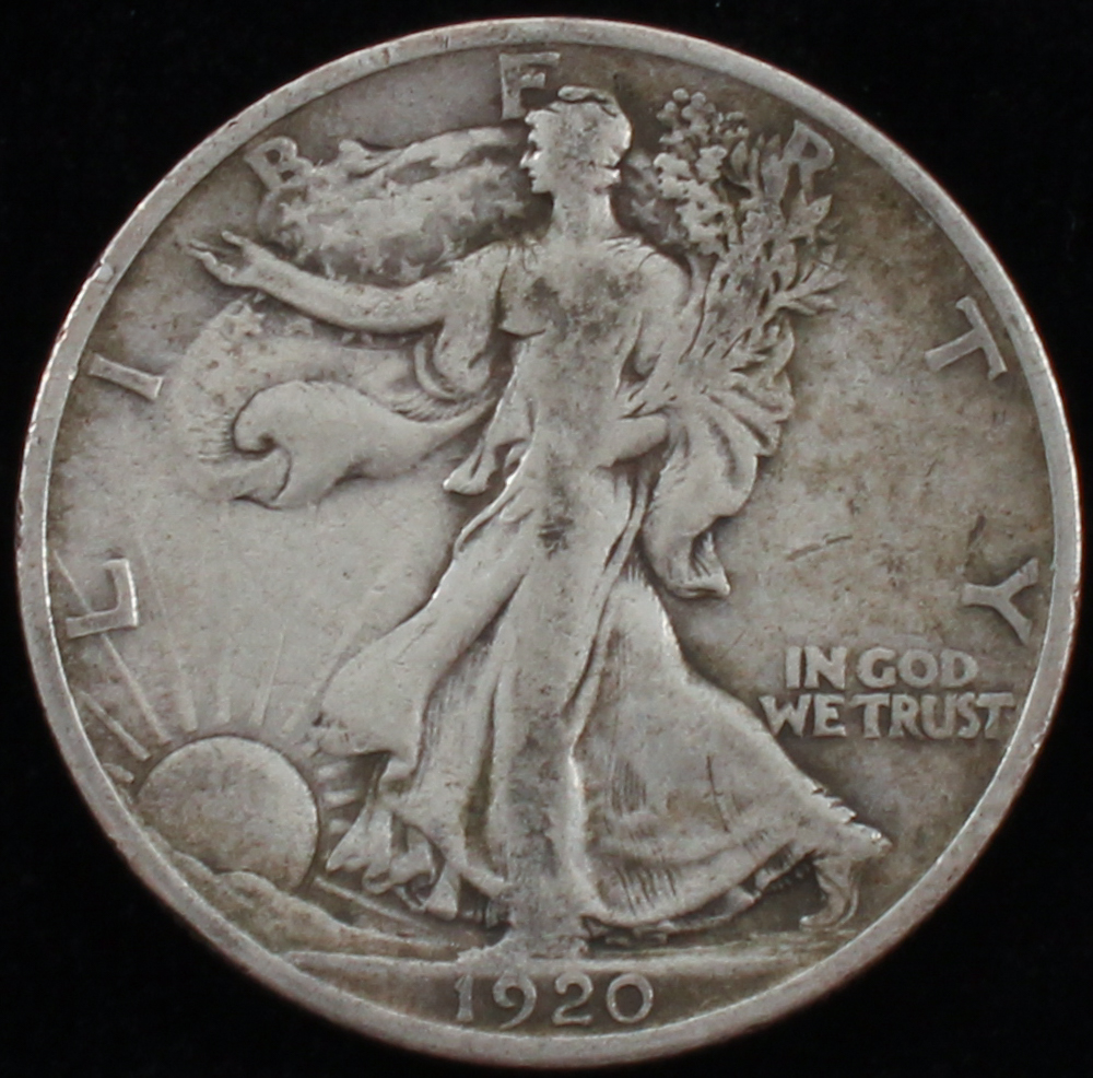 1920 Walking Liberty Silver Half Dollar at PristineAuction.com 1920 Walking Liberty Silver Half Dollar at PristineAuction.com