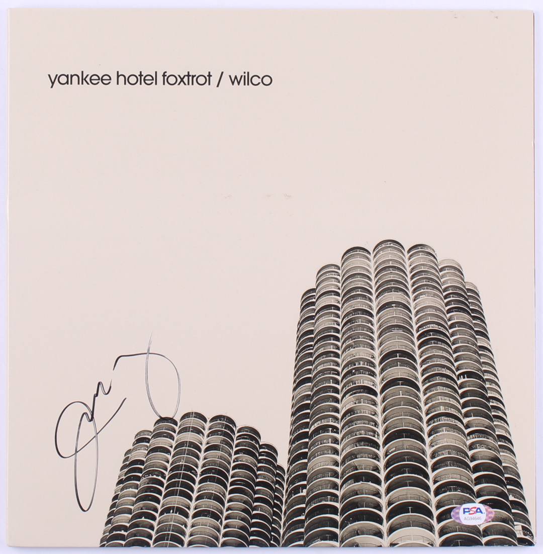 Jeff Tweedy Signed Wilco "Yankee Hotel Foxtrot" Vinyl Record Album Cover (PSA COA) at PristineAuction.com Jeff Tweedy Signed Wilco "Yankee Hotel Foxtrot" Vinyl Record Album Cover (PSA COA) at PristineAuction.com