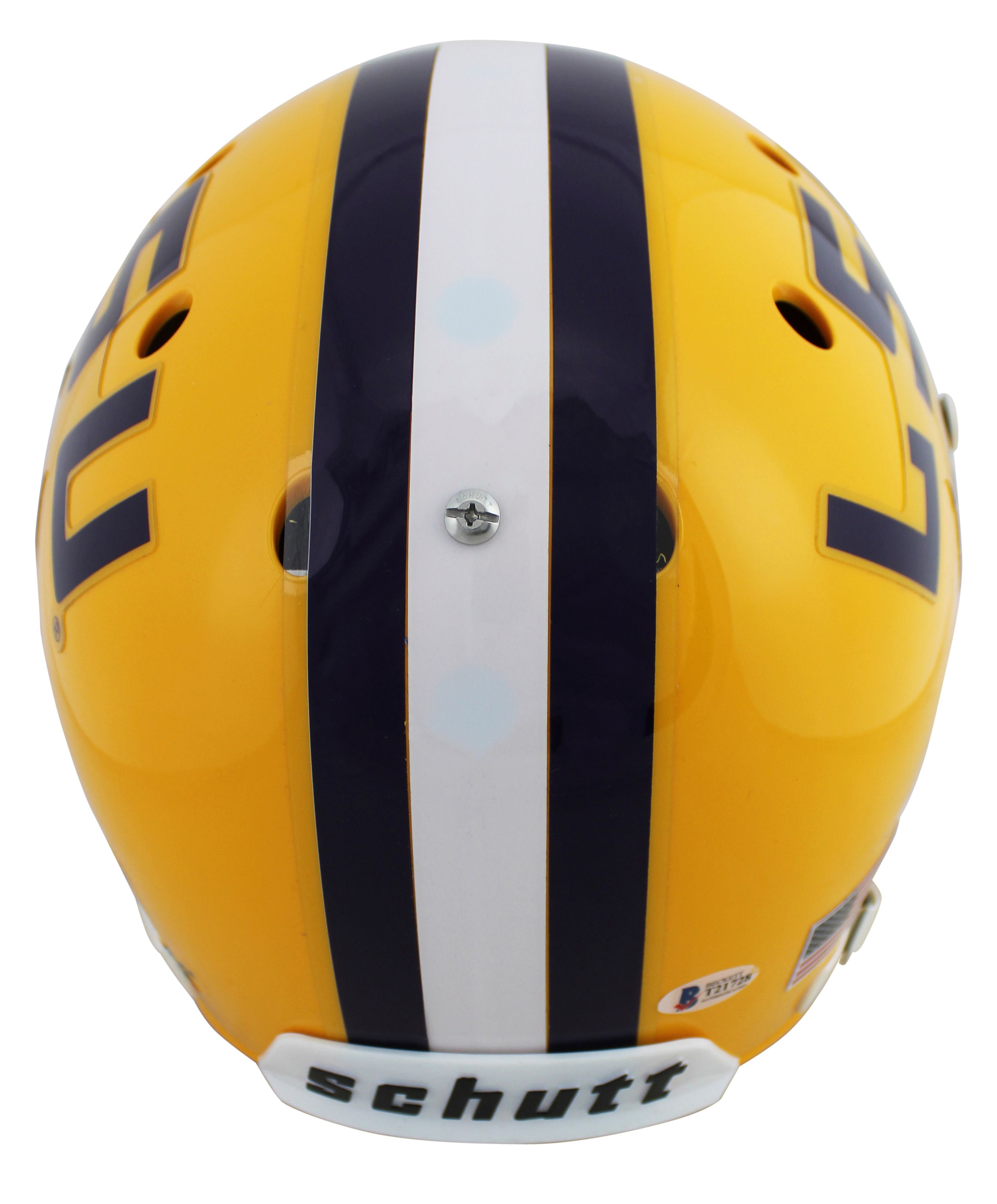 Shaquille O'Neal Signed LSU Tigers Full-Size Helmet (Beckett COA) at PristineAuction.com Shaquille O'Neal Signed LSU Tigers Full-Size Helmet (Beckett COA) at PristineAuction.com