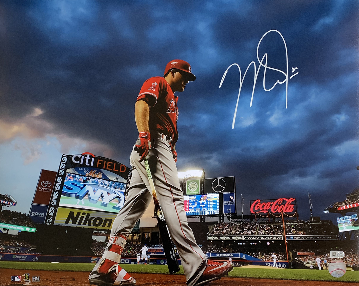Mike Trout Signed Angels 16x20 Photo (MLB) at PristineAuction.com Mike Trout Signed Angels 16x20 Photo (MLB) at PristineAuction.com