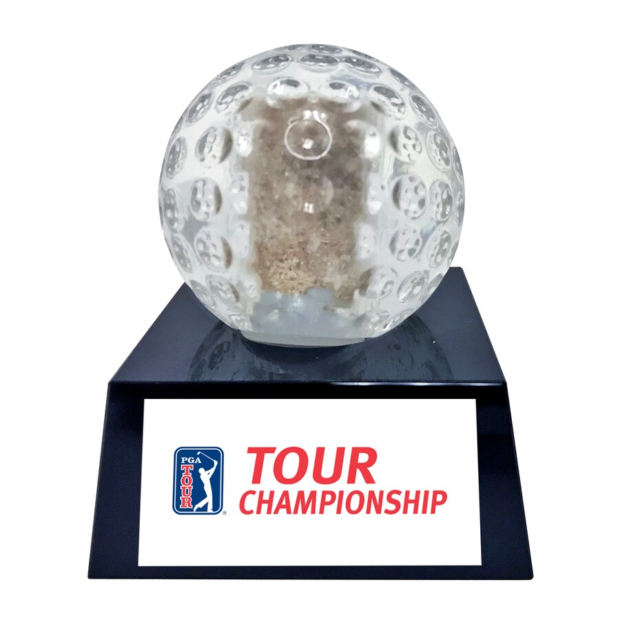 2018 Tour Championship Crystal Golf Ball - Filled with Bunker Sand from the 2018 Tour Championship (Fanatics COA) at PristineAuction.com 2018 Tour Championship Crystal Golf Ball - Filled with Bunker Sand from the 2018 Tour Championship (Fanatics COA) at PristineAuction.com