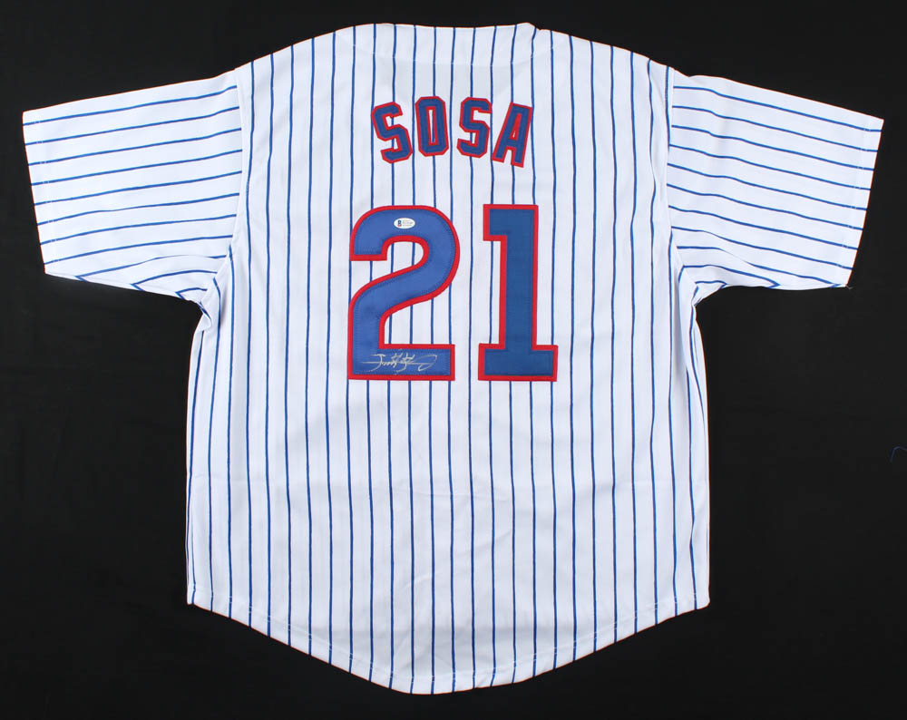 sammy sosa signed jersey