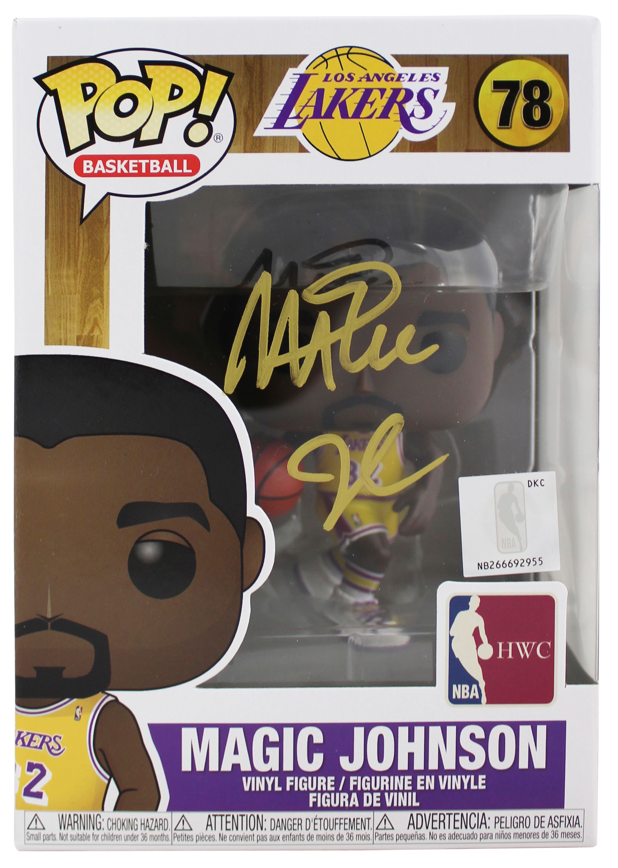 Magic Johnson Signed Lakers #78 Funko Pop! Vinyl Figure (Beckett COA) at PristineAuction.com Magic Johnson Signed Lakers #78 Funko Pop! Vinyl Figure (Beckett COA) at PristineAuction.com