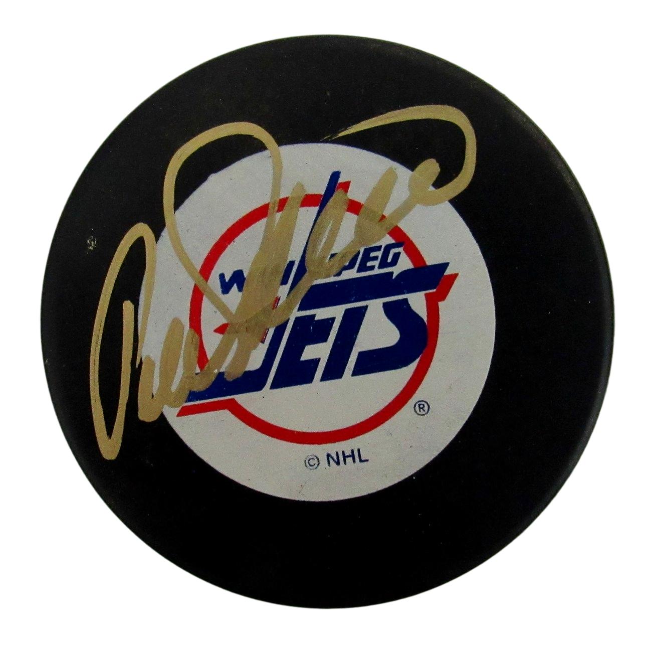 Teemu Selanne Signed Jets Logo Hockey Puck (PSA COA) at PristineAuction.com Teemu Selanne Signed Jets Logo Hockey Puck (PSA COA) at PristineAuction.com