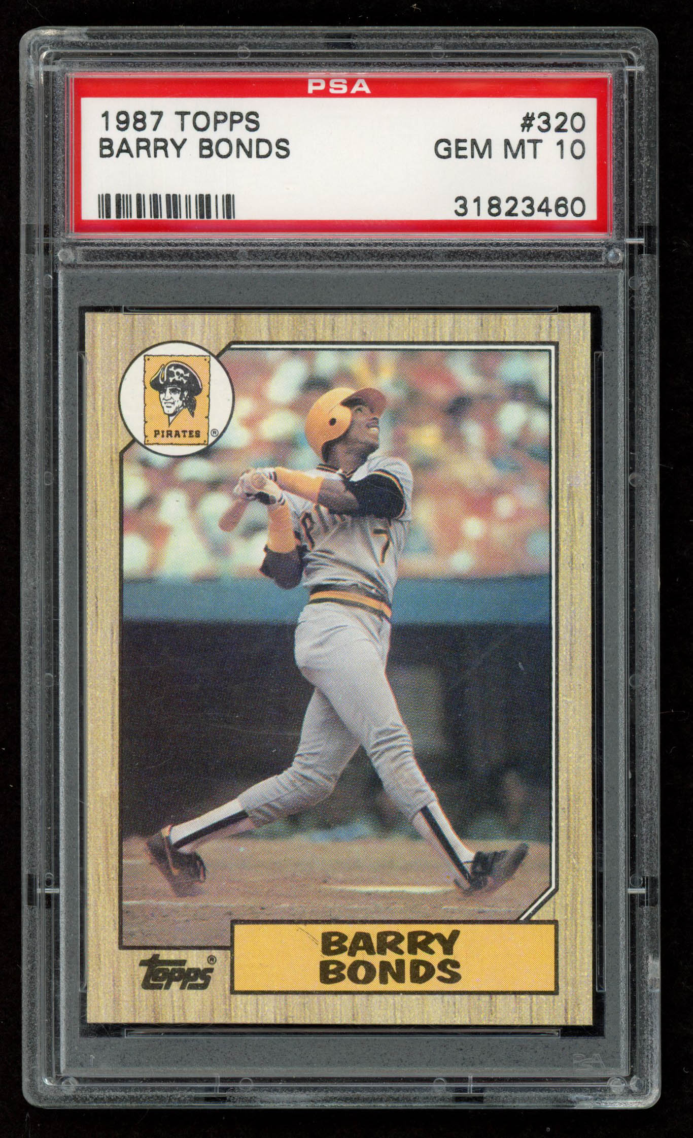Barry Bonds 1987 Topps #320 RC (PSA 10) at PristineAuction.com Barry Bonds 1987 Topps #320 RC (PSA 10) at PristineAuction.com