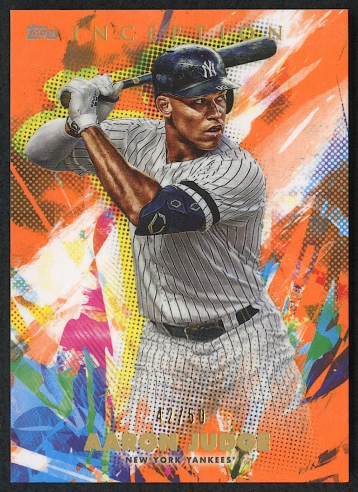 Aaron Judge 2020 Topps Inception Orange #31 #42/50