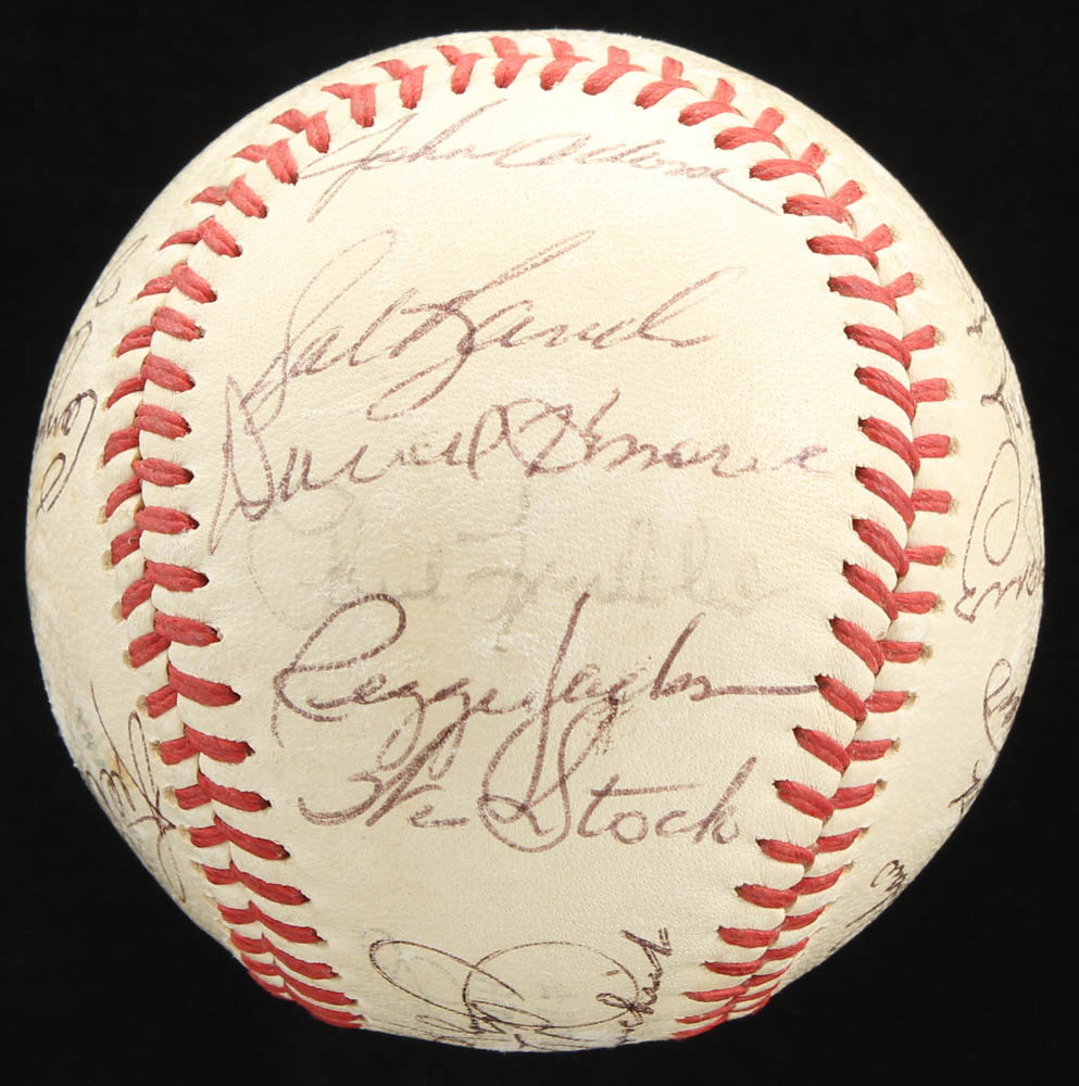 1973 Athletics OAL Baseball TeamSigned by (26) with Jim "Catfish" Hunter, Rollie Fingers