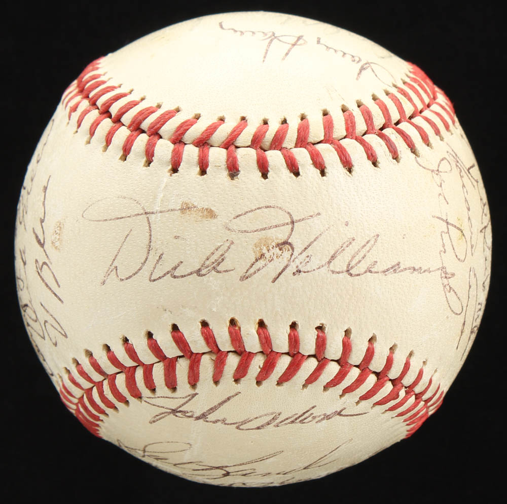 1973 Athletics OAL Baseball TeamSigned by (26) with Jim "Catfish" Hunter, Rollie Fingers