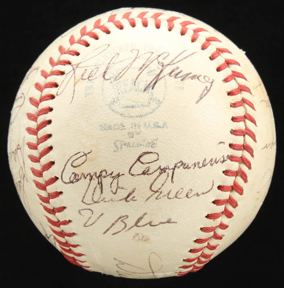 1973 Athletics OAL Baseball TeamSigned by (26) with Jim "Catfish" Hunter, Rollie Fingers