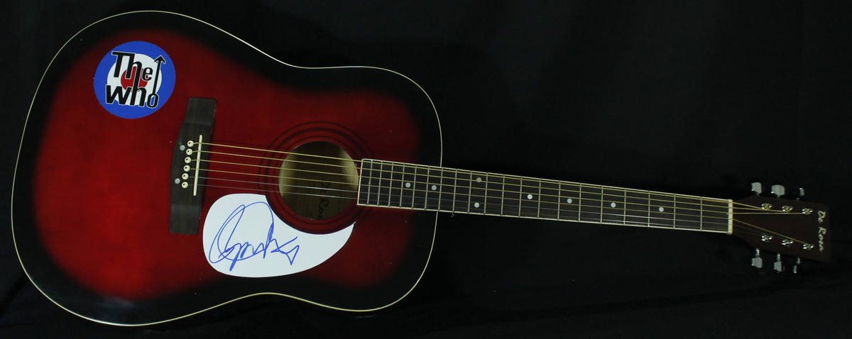 Roger Daltrey Signed "The Who" Full-Size Acoustic Guitar (Music Row LOA) at PristineAuction.com Roger Daltrey Signed "The Who" Full-Size Acoustic Guitar (Music Row LOA) at PristineAuction.com