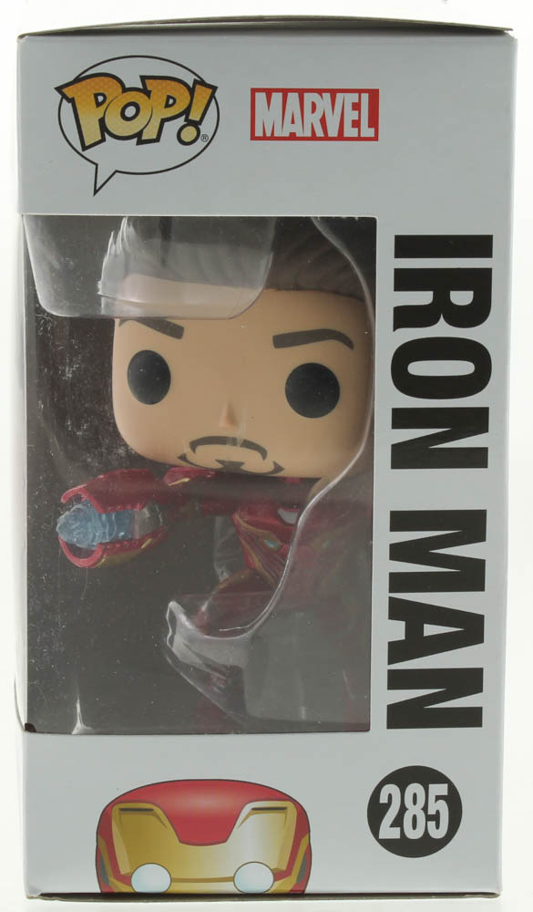 Robert Downey Jr. & Stan Lee Signed Marvel "Avengers: Infinity War" Iron Man #285 Funko Pop! Vinyl Figure (Lee Hologram & AutographCOA LOA) at PristineAuction.com Robert Downey Jr. & Stan Lee Signed Marvel "Avengers: Infinity War" Iron Man #285 Funko Pop! Vinyl Figure (Lee Hologram & AutographCOA LOA) at PristineAuction.com