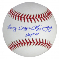 Chipper Jones Signed OML Baseball Inscribed "HOF 18" (Beckett) at PristineAuction.com