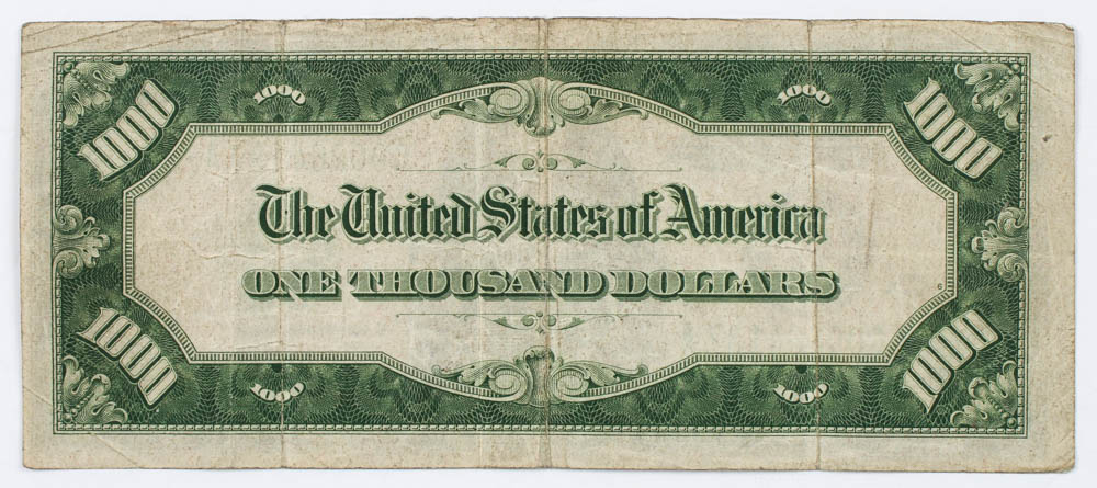 1934-A $1,000 One-Thousand Dollar Federal Reserve Note at PristineAuction.com 1934-A $1,000 One-Thousand Dollar Federal Reserve Note at PristineAuction.com