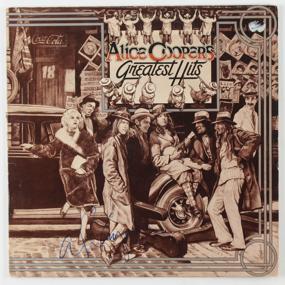 Alice Cooper Signed "Greatest Hits" Vinyl Record Album (JSA COA) at PristineAuction.com Alice Cooper Signed "Greatest Hits" Vinyl Record Album (JSA COA) at PristineAuction.com