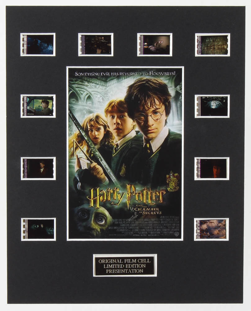 "Harry Potter & The Chamber of Secrets" LE 8x10 Custom Matted Original Film / Movie Cell Display at PristineAuction.com "Harry Potter & The Chamber of Secrets" LE 8x10 Custom Matted Original Film / Movie Cell Display at PristineAuction.com